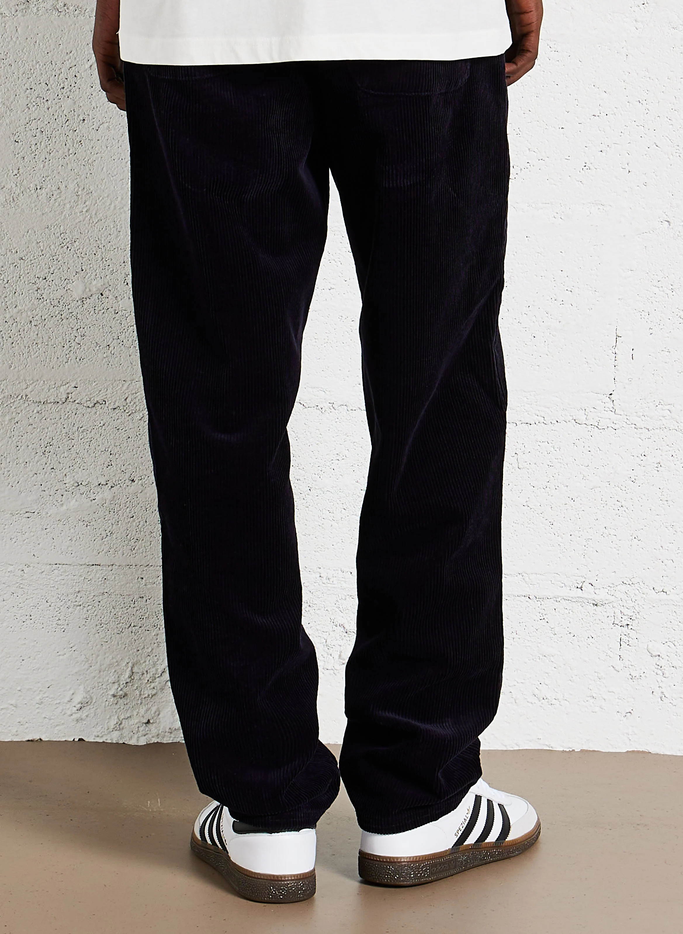 KODY HEAVY - Pantalon droit en velours côtelé| Bleu