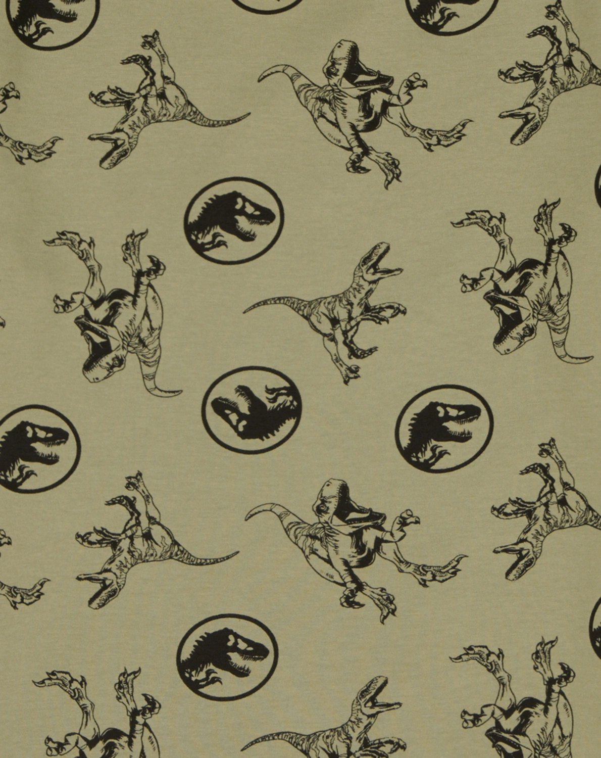T-Shirt JURASSIC WORLD in oliv