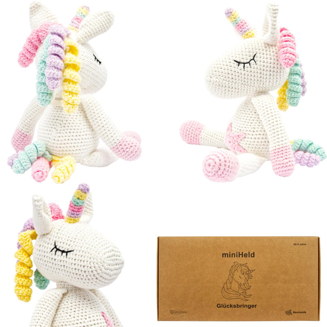 Handgestrickter Einhorn 