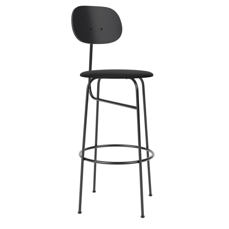 Audo Copenhagen Afteroom Bar Plus barkruk H107 zitting Bouclé 06 naturel eik