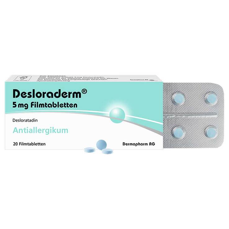 Desloraderm 5 mg Filmtabletten, 20 St