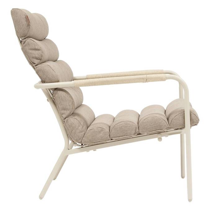Fauteuil relax de jardin SOLANI Argile