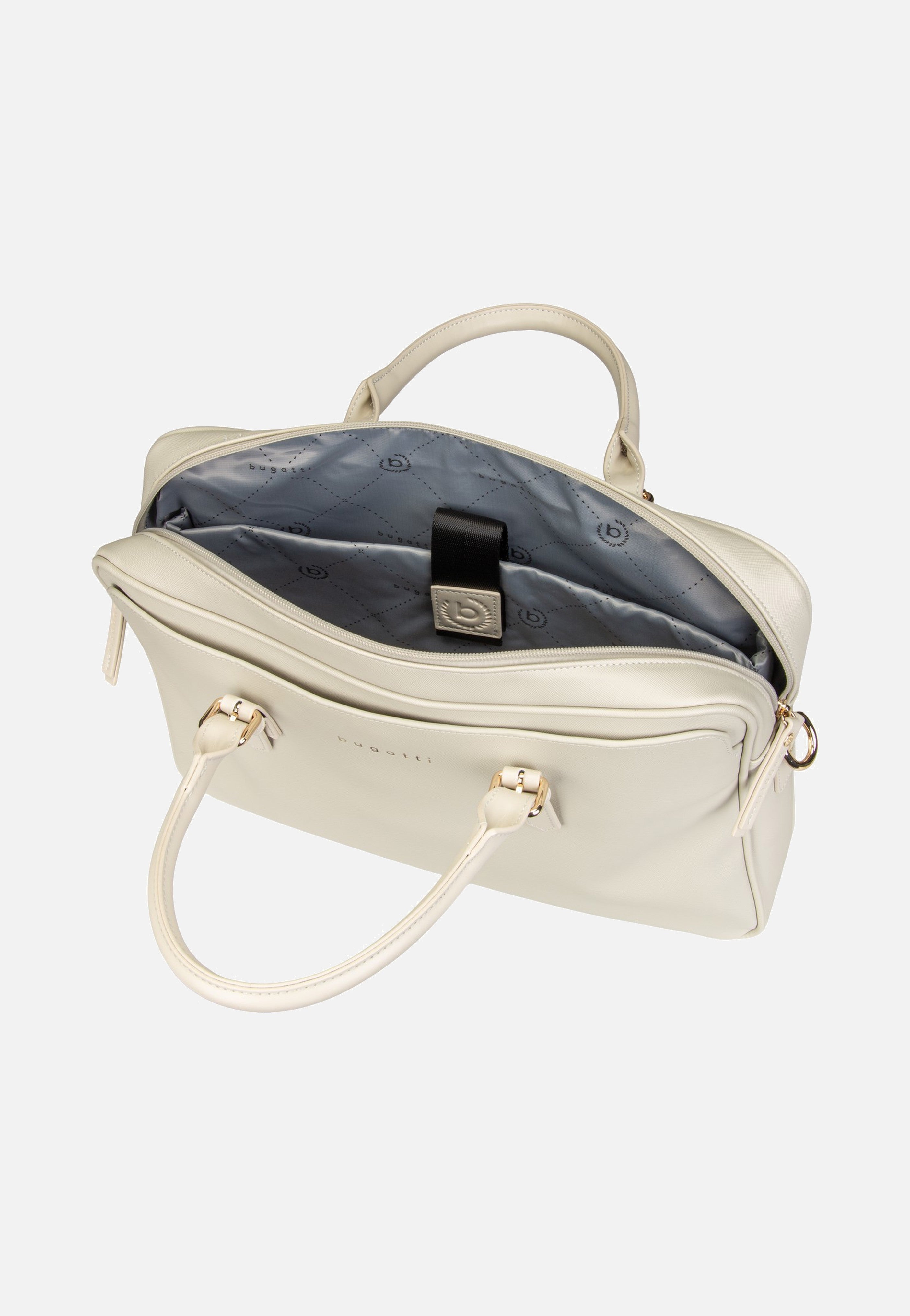 Ella Briefcase Beige - Aktentasche
