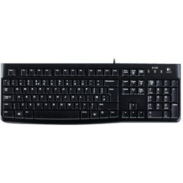 Logitech Keyboard K120 for Business clavier Bureau USB QWERTY US International Noir
