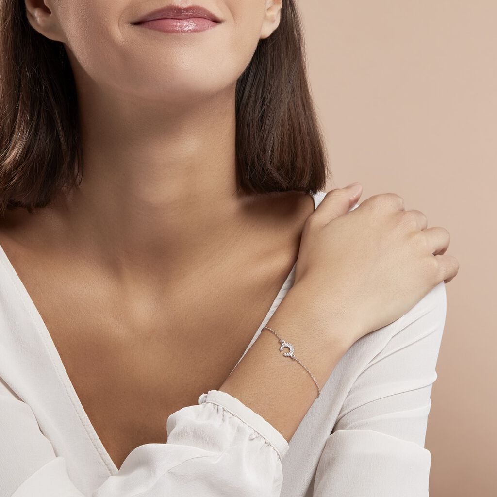 Bracelet Vaea Argent Blanc