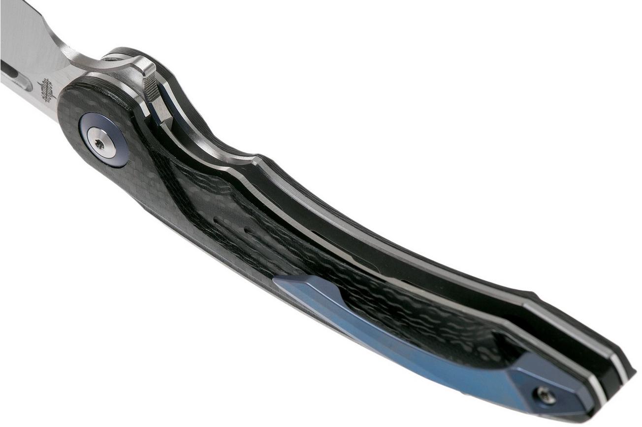 Bestech Irida BG25D Carbonfiber & G10 zakmes, Kombou design