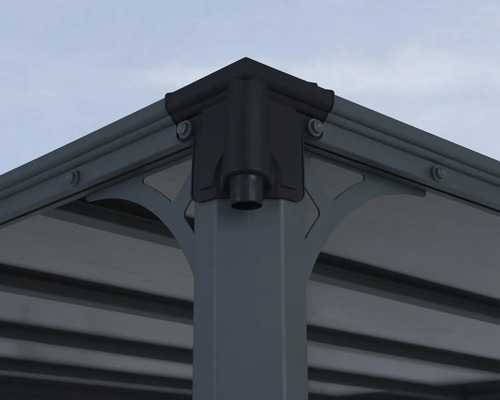Gazebo Palram – Canopia Milano 4300 430 x 295,5 cm grijs