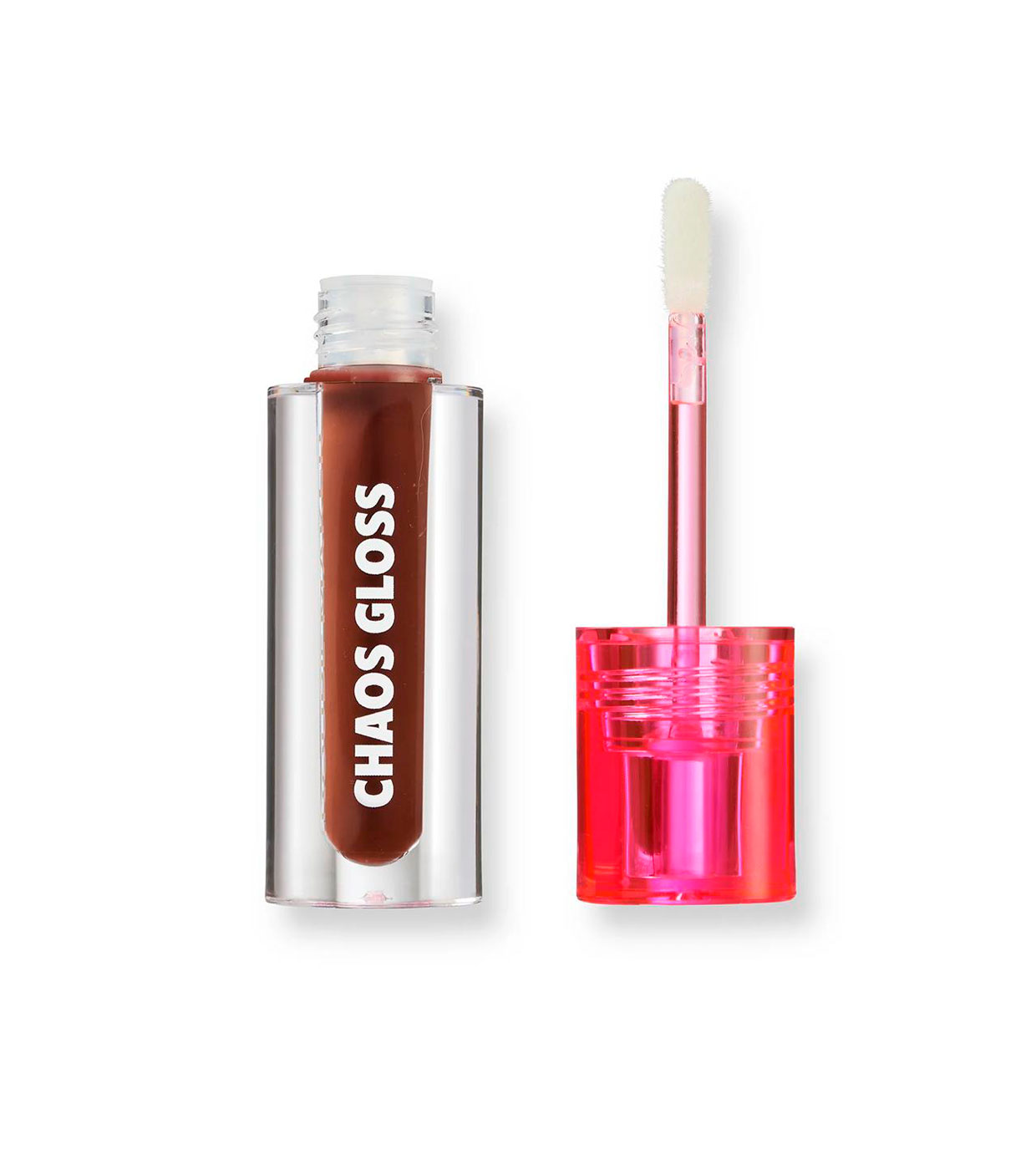 Trouble Maker - Brilho labial Chaos Gloss - Hopscotch Mahogany Nude