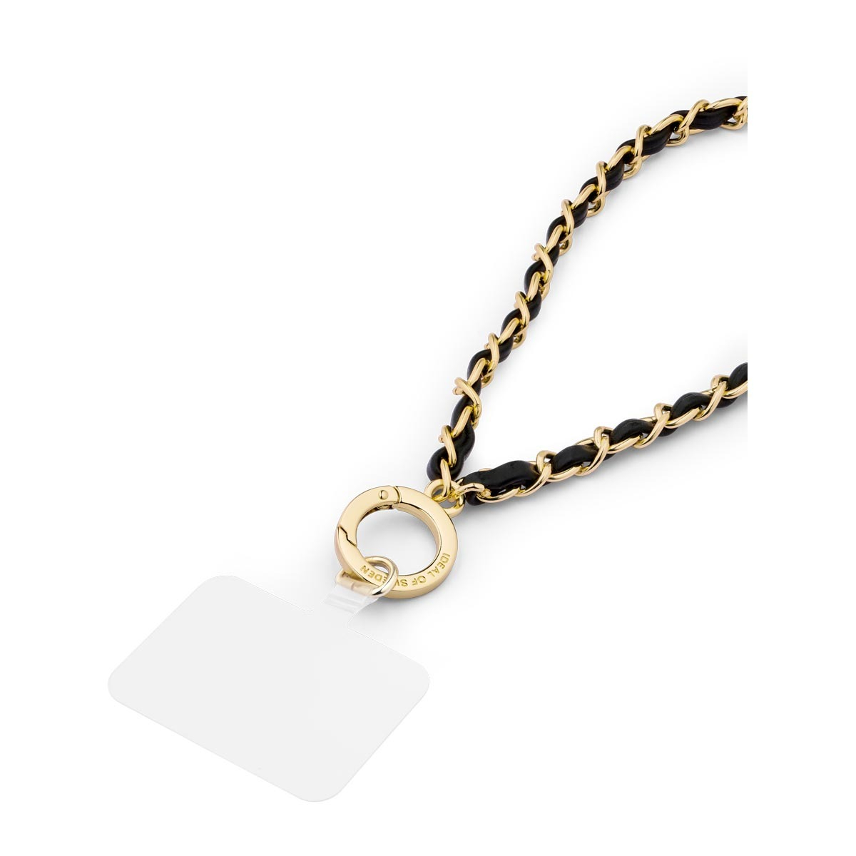 (17.5cm) Universal Handy Kette Phone Charms Schmuck Anhänger Handgelenkschlaufe (IDCW-568) - Wristlet Noir Gold