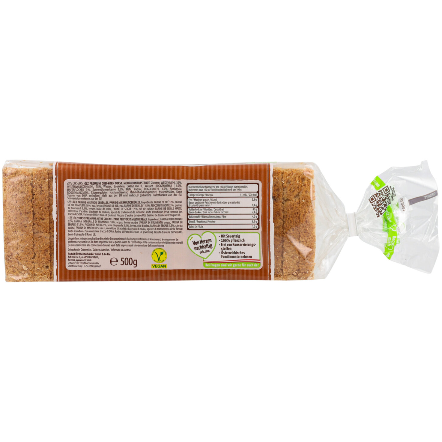 Ölz Premium Drei-Korn Toast
