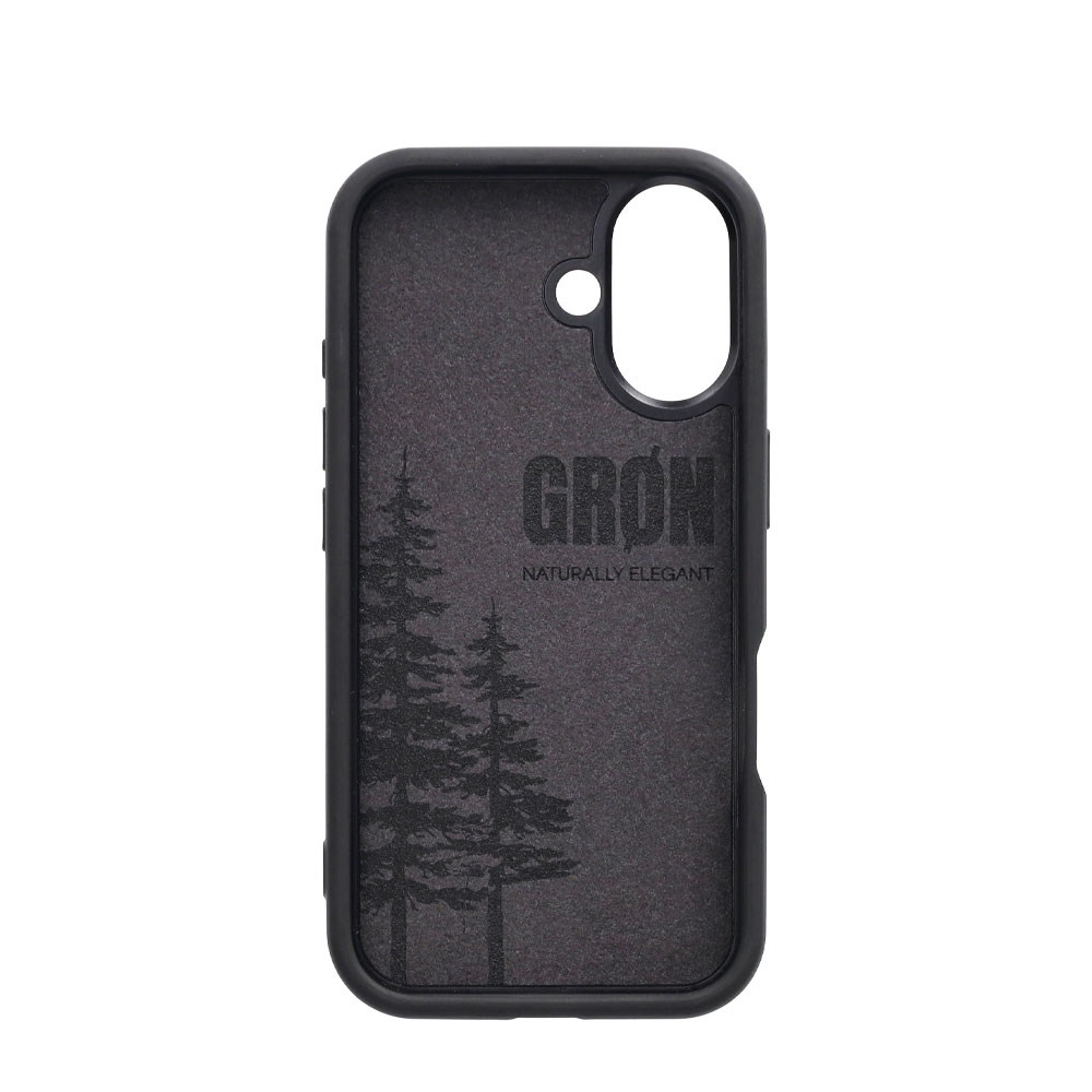 iPhone 16 Holz Handy Hülle MagSafe Bumper Case - Walnuss