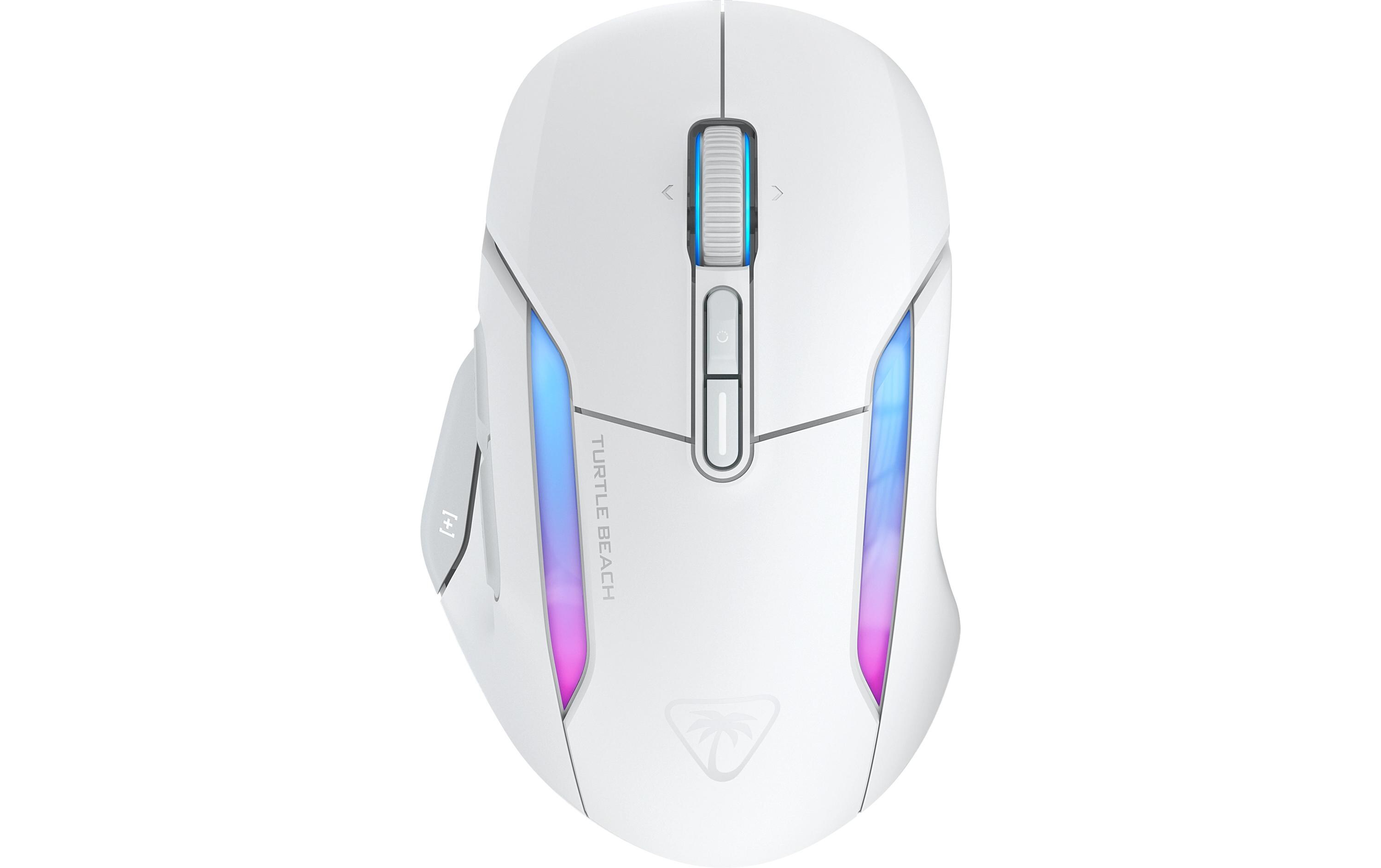 Gaming-Maus Kone II Air WeissKabellose Präzisionsspielmaus mit einstellbarer DPI, ergonomischem Design und programmierbaren Tasten für ultimative Kontrolle und Komfort beim Spielen