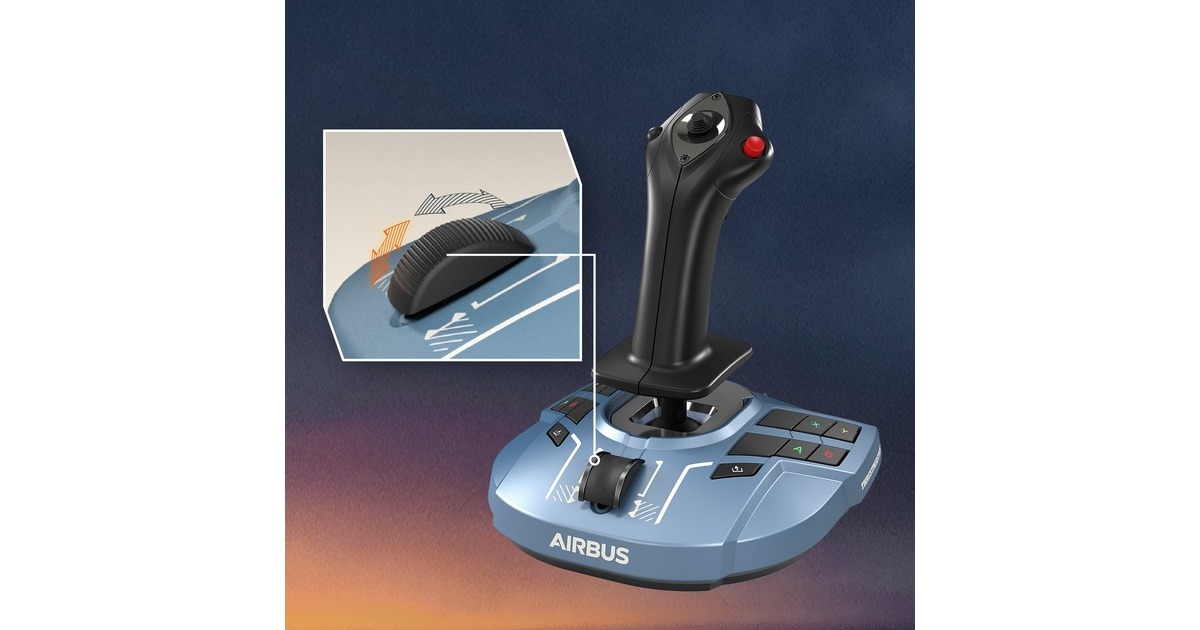 ThrustmasterTCA Captain Pack X Airbus Edition gaming set  (Zwart, Pc, Xbox Series X|S)