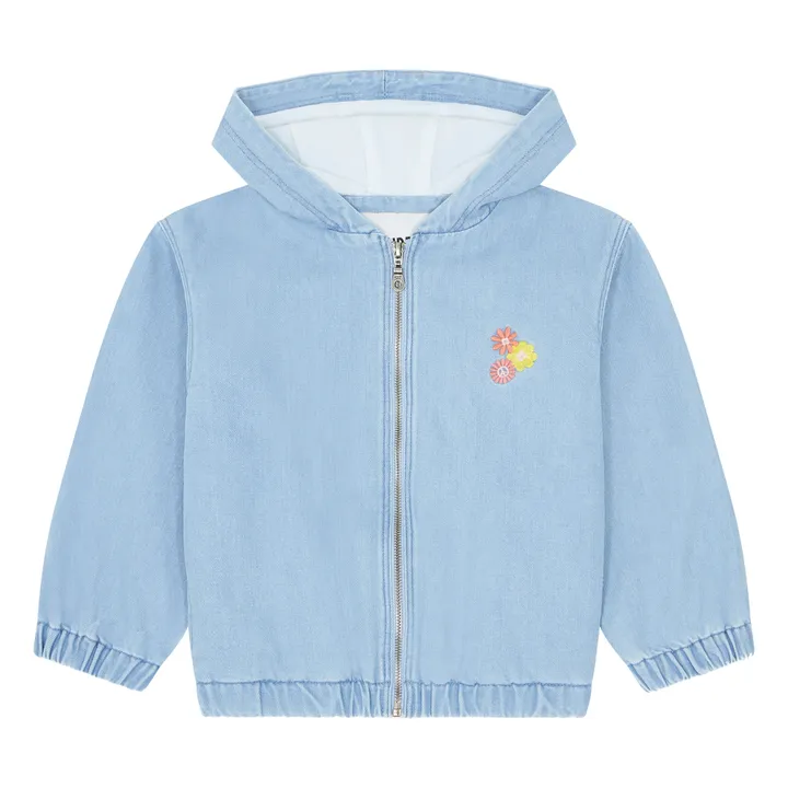 Hundred Pieces Veste Zippée En Jean | Bleu pâle