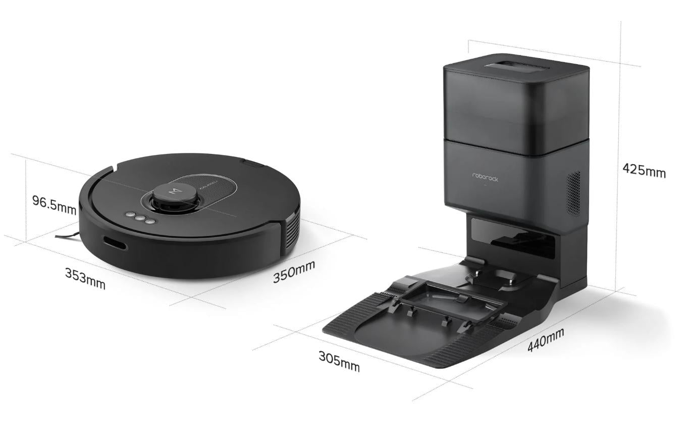 Saugroboter Q5 + Schwarz<br>Roboterstaubsauger