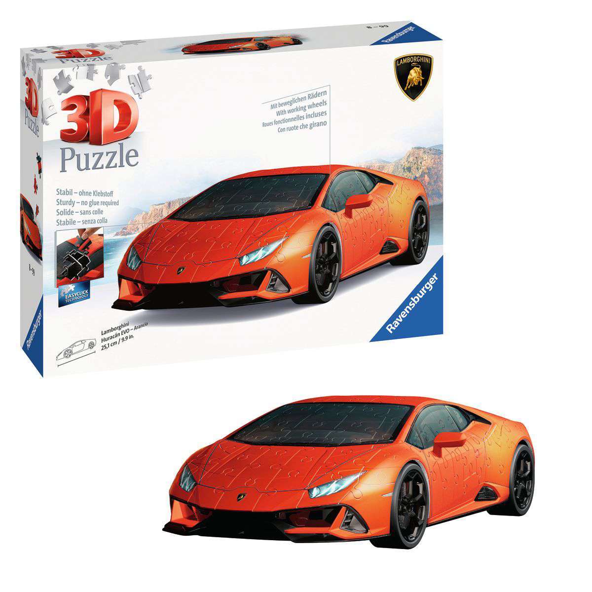 Ravensburger Spiel Lamborghini Huracán EVO - Arancio