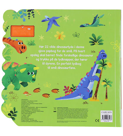 Forlaget Carlsen Bog m. Lyd - Kig & Find - Masser Af Dinosaurer