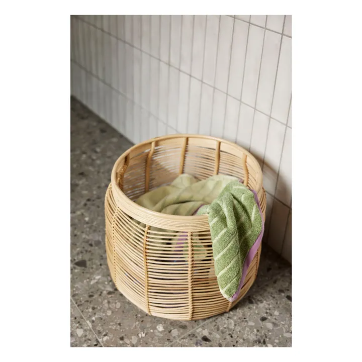 Hübsch Serviette Promenade | Vert amande