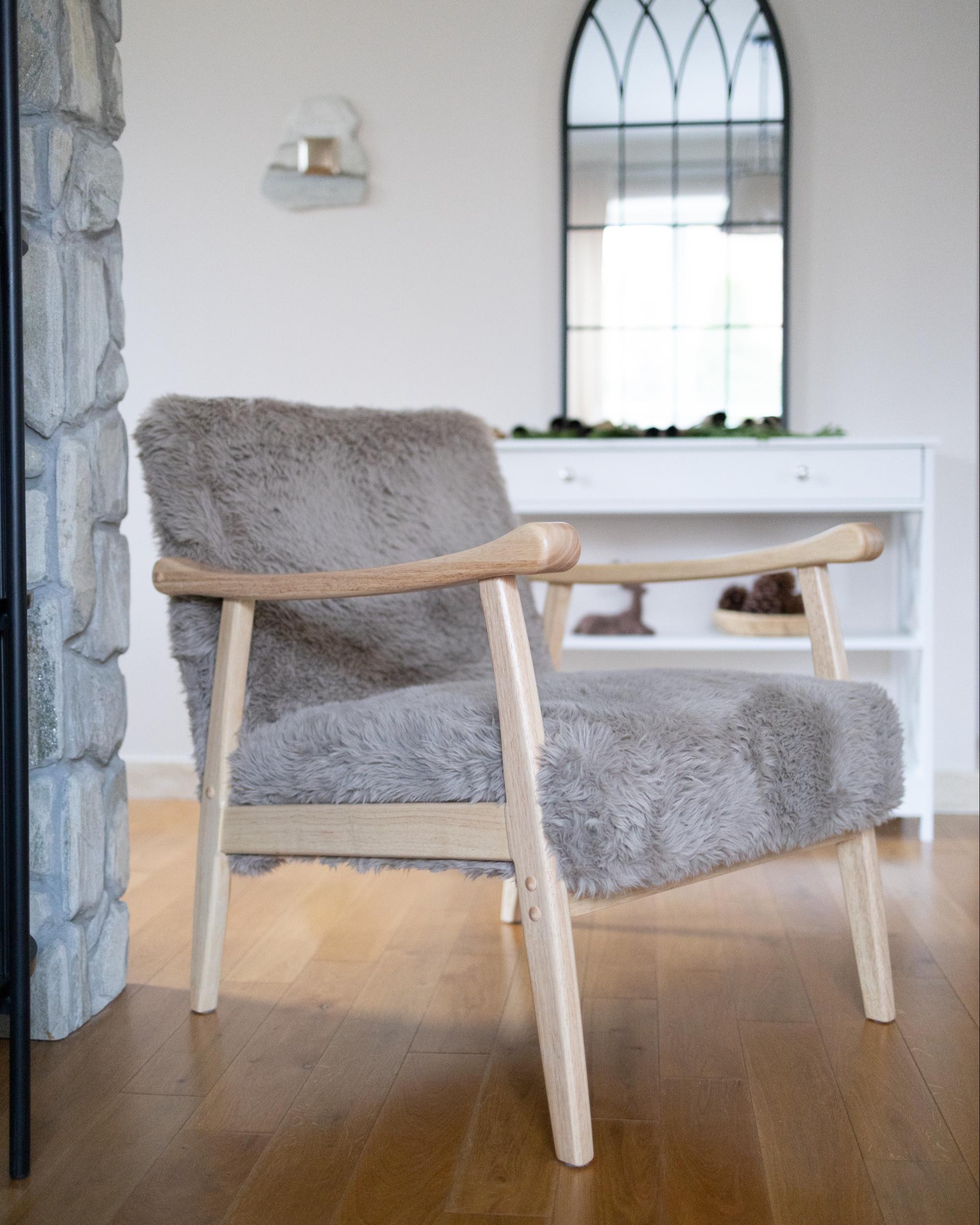 Fauteuil LEKNES Nepbont Taupe