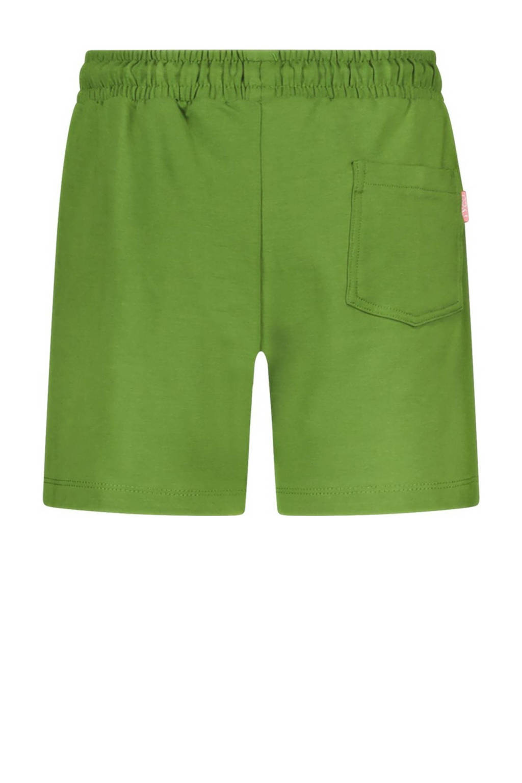 TYGO & vito regular fit casual short Peggy met zijstreep olijfgroen