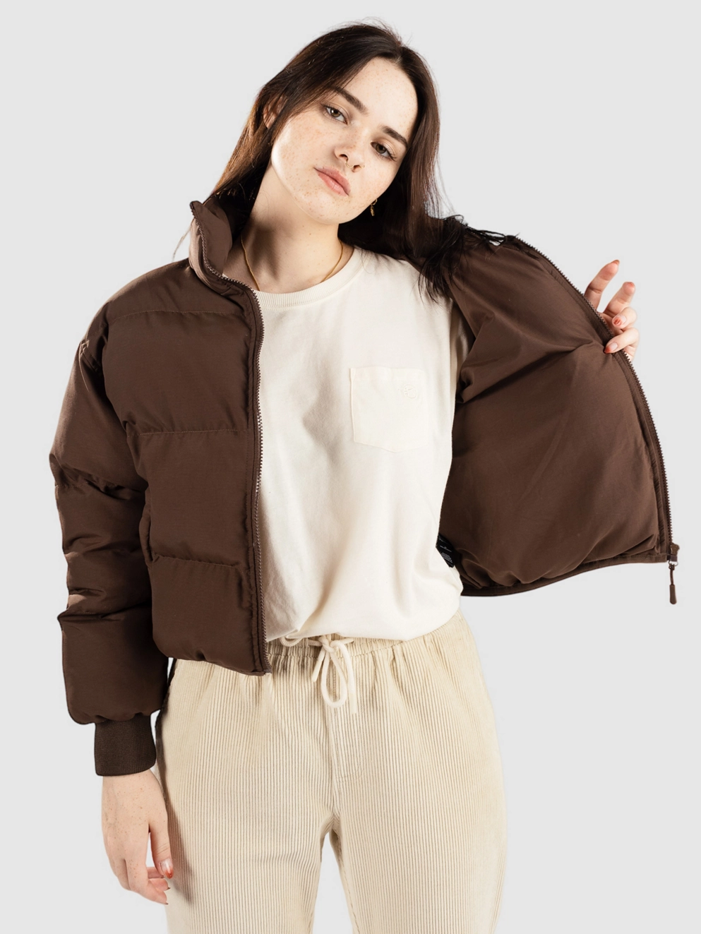 Blue Tomato Puffer Jacket brown