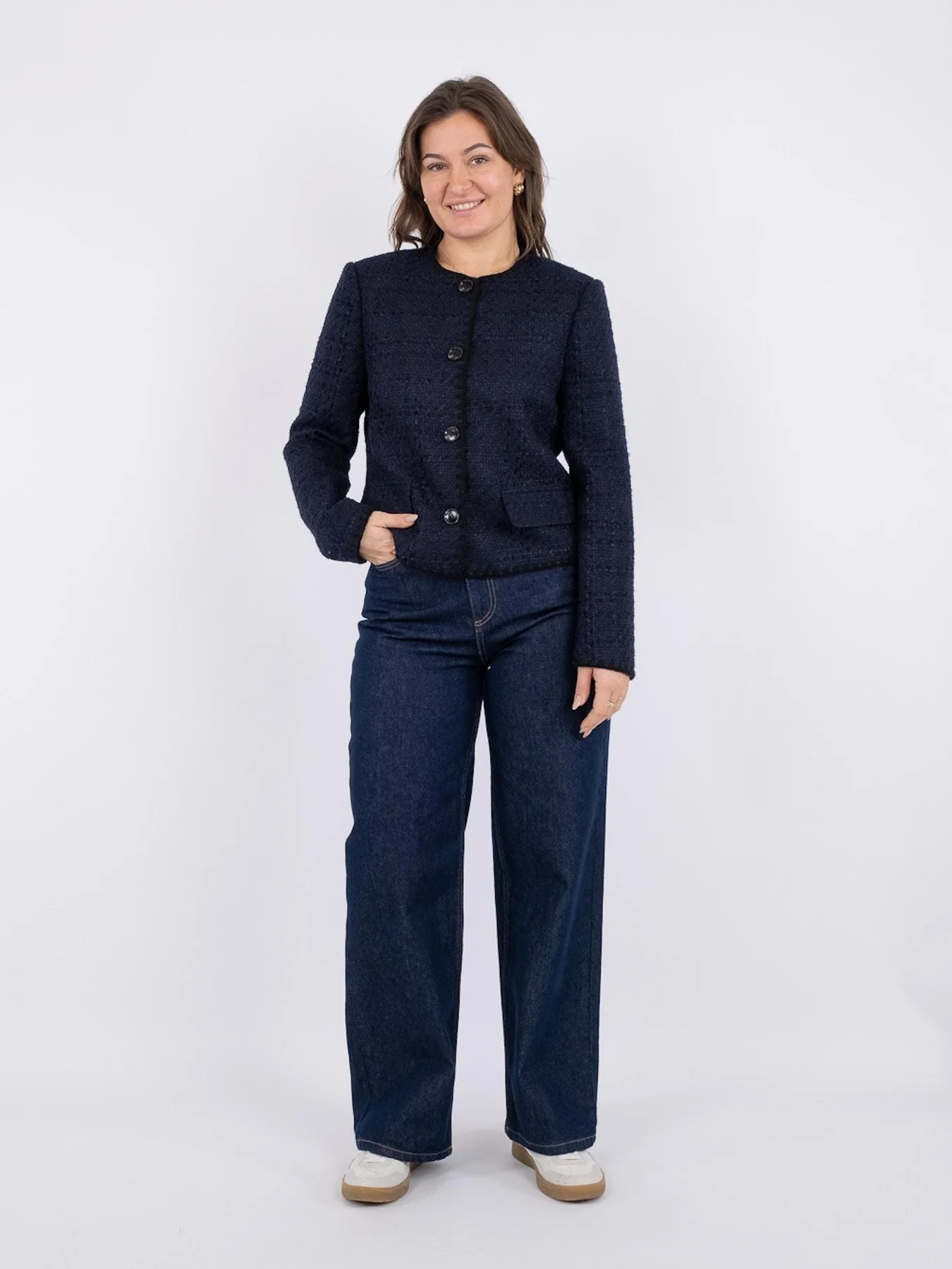 Neo Noir Helina Heavy Boucle Jacket