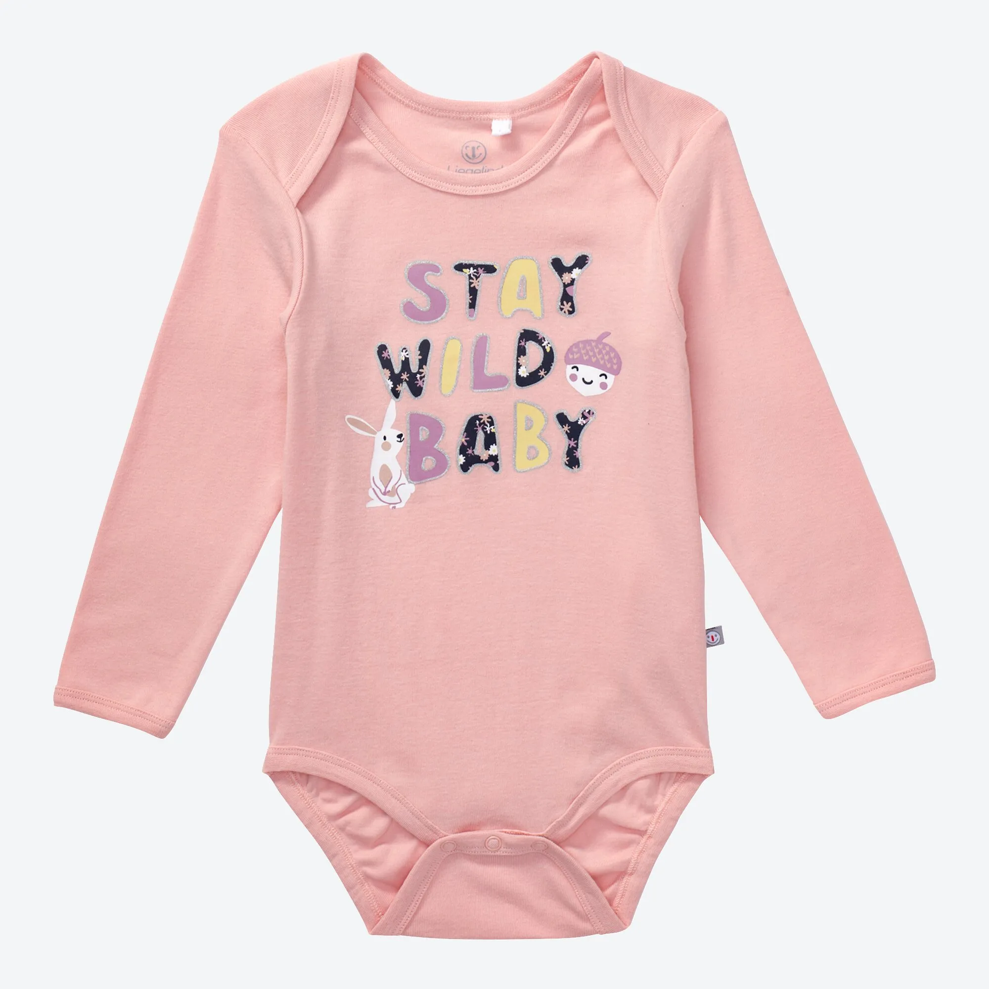 Baby-Mädchen-Body mit Frontaufdruck