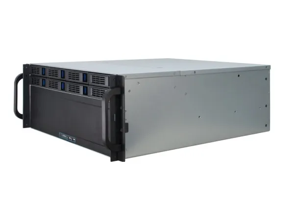 Inter-Tech IPC 4U-4408 - Rack-monterbar - 4U - forlænget ATX / SSI EEB - ingen strømforsyning (ATX) - USB