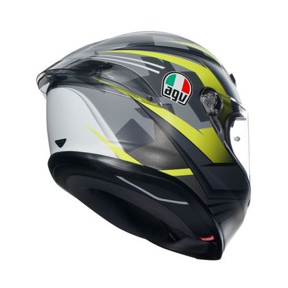 Casque AGV K-6 S - EXCITE - Gris / Jaune
