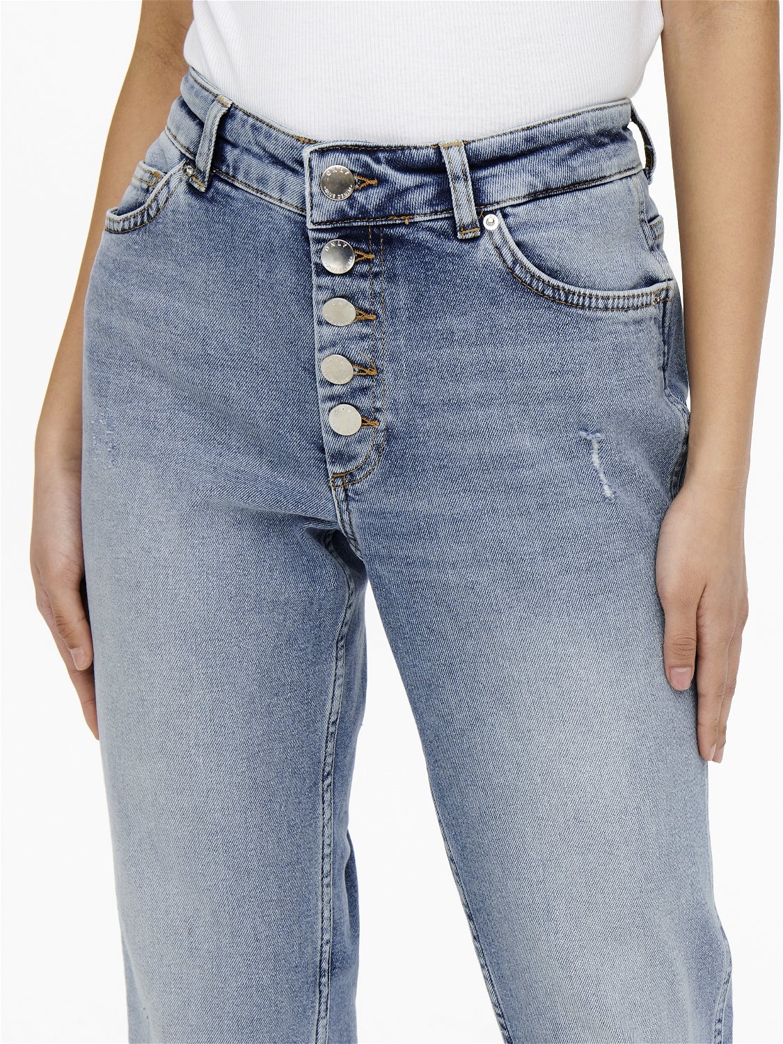 ONLBOBBY Mittlere Taille Skinny Fit Jeans Light Blue Denim