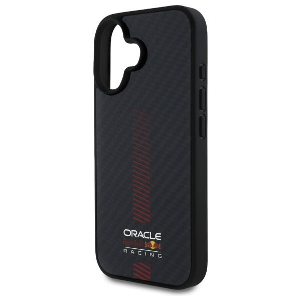 iPhone 16 MagSafe Hardcase Hülle Carbon Fiber (RBHMP16S24CFGSMK) - Schwarz