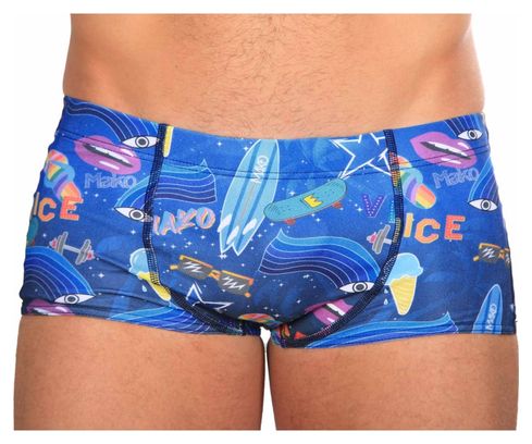 Maillot de Bain Mako Shorty Venice Night Bleu