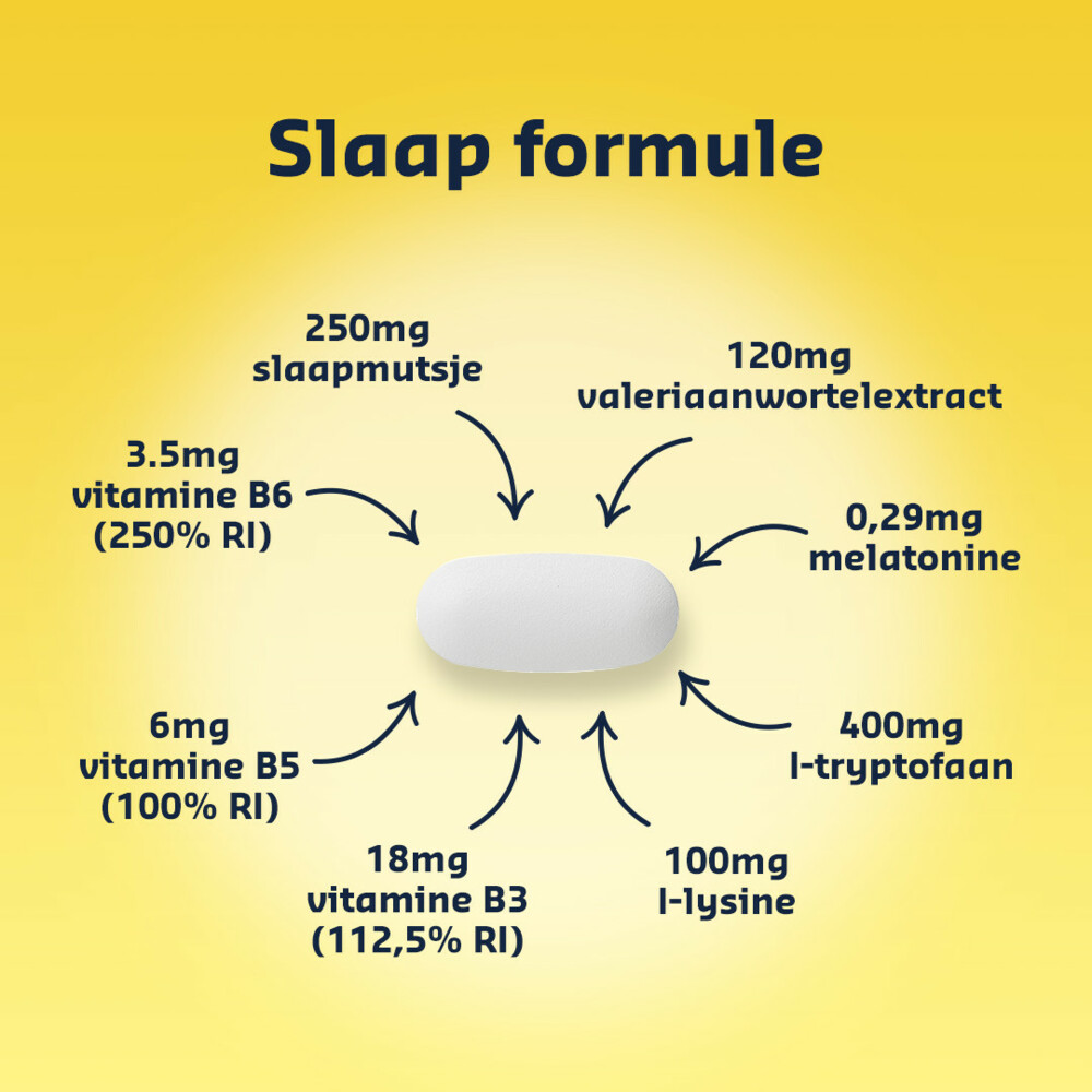 Shiepz Slaap Formule 30 tabletten