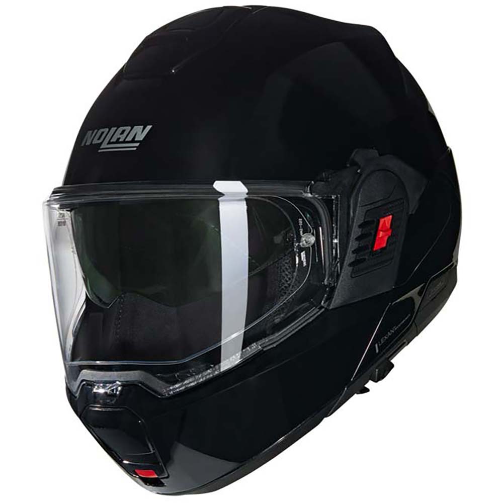 Nolan - Casque N120-1 Classico N-Com Noir Brillant