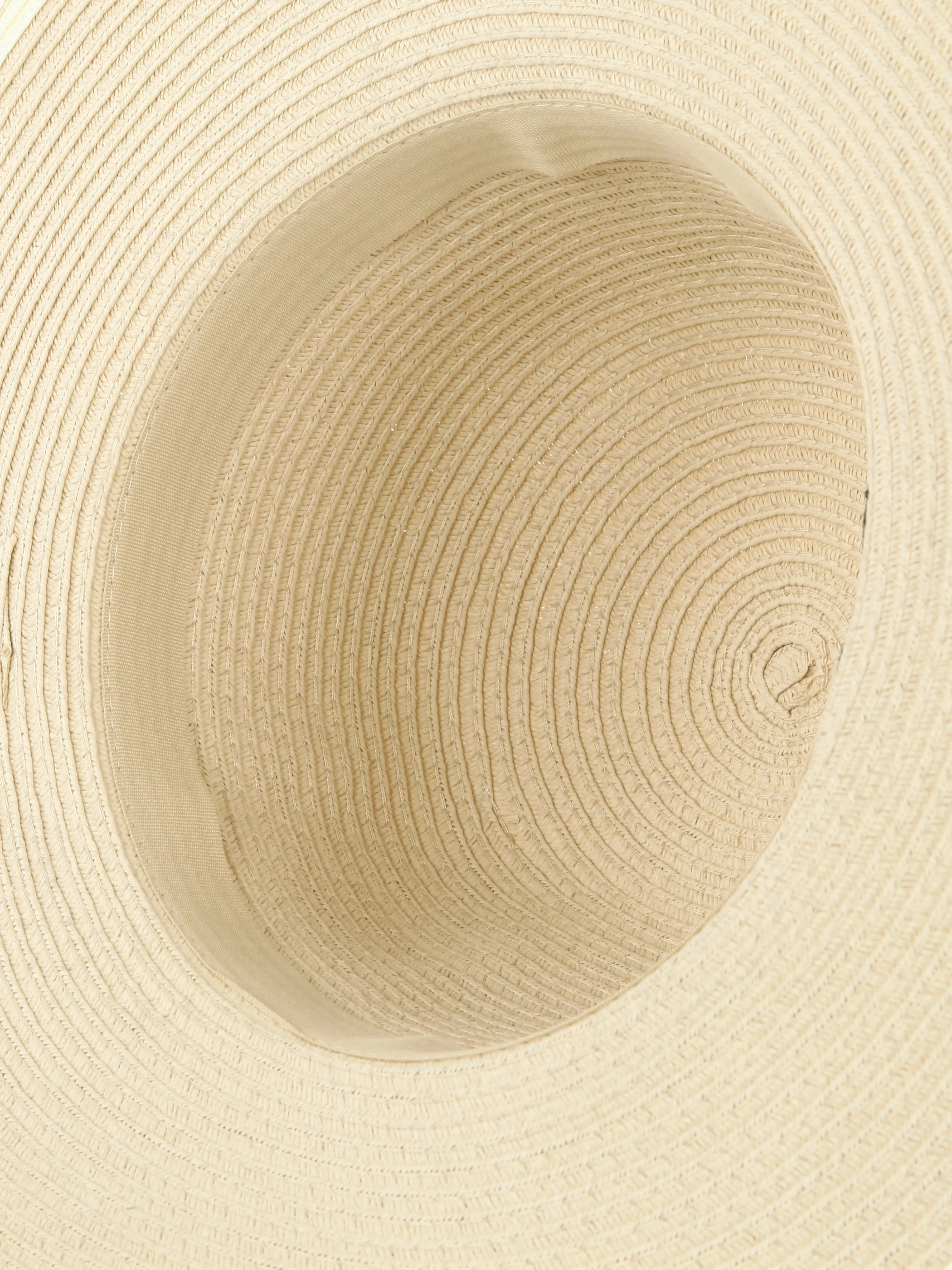 Damen Basthut mit Zierband