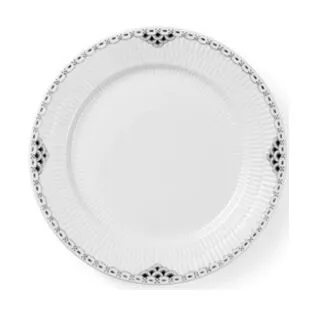 Royal Copenhagen Sort Riflet Blonde Middagstallerken - 2 stk.