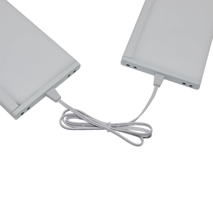 Réglette sous meuble Fidalgo LED intégrée variation de blancs IP20 300lm 2.5W L.27xl.9xH.1.1cm blanc Goodhome