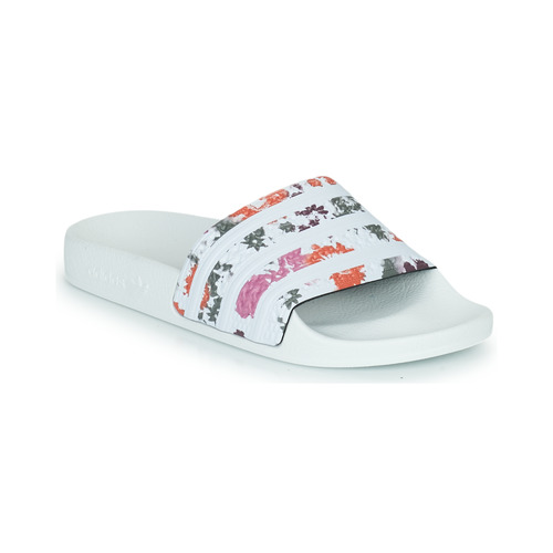 adidas Originals - ADILETTE W - Blanc / Fleurs