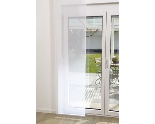 Schuifgordijn voile wit 60x245 cm