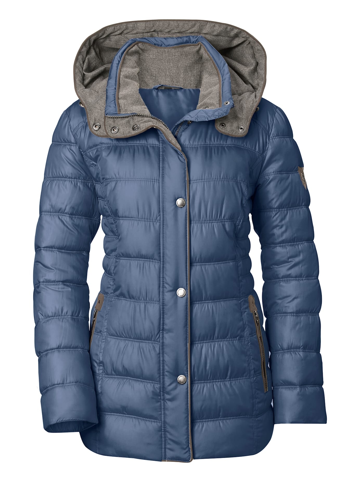 Casual Looks Steppjacke mit Kapuze