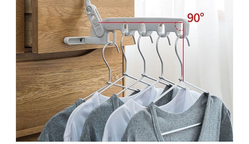 Cocotte - Opvouwbare kledinghangerorganizer van kunststof