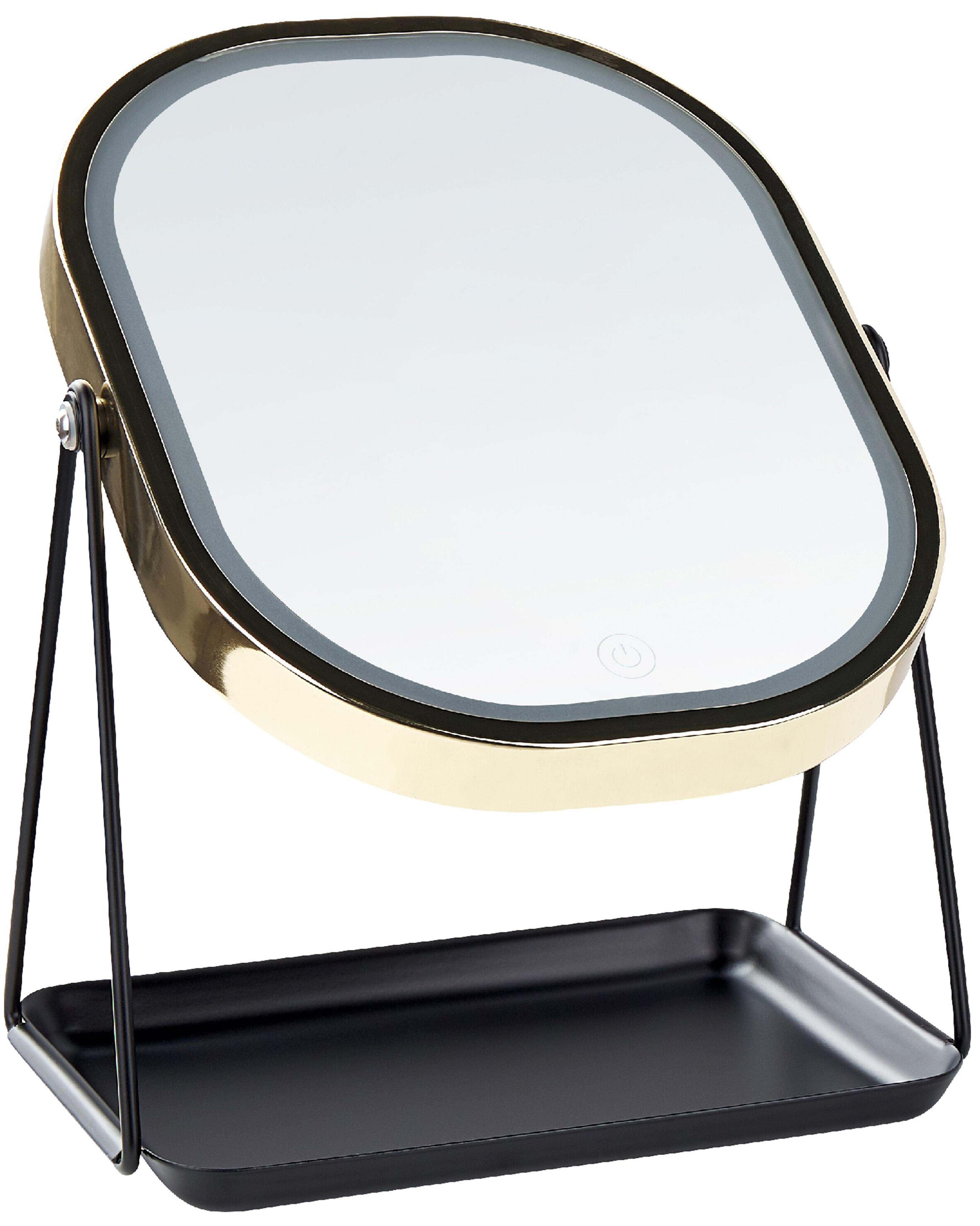 Make-up spiegel LED DORDOGNE Goud