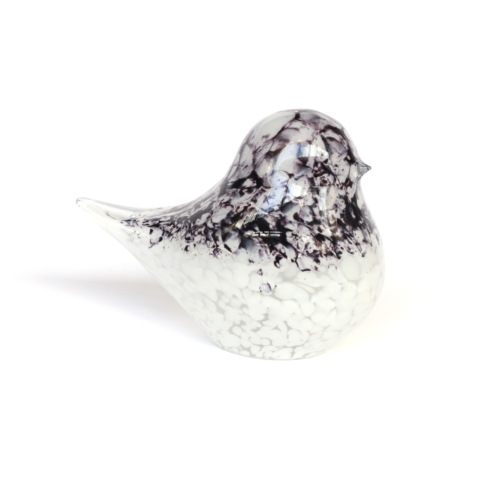 Glasvogel, H 16 cm, B 19 cm, T 12 cm von fischer's lagerhaus