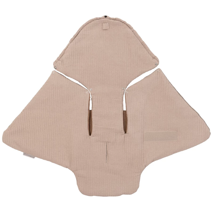 ULLENBOOM Einschlagdecke Waffelpique grau