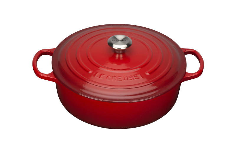LE CREUSET Gourmet-Bräter 30cm Kirschrot SIGNATURE