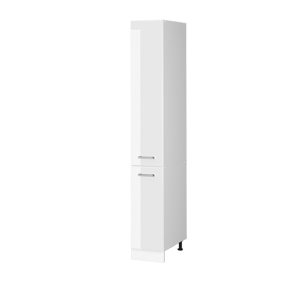 Vicco Apothekerhochschrank Küchenschrank Küchenzeile R-Line 30 cm Weiß Hochglanz
