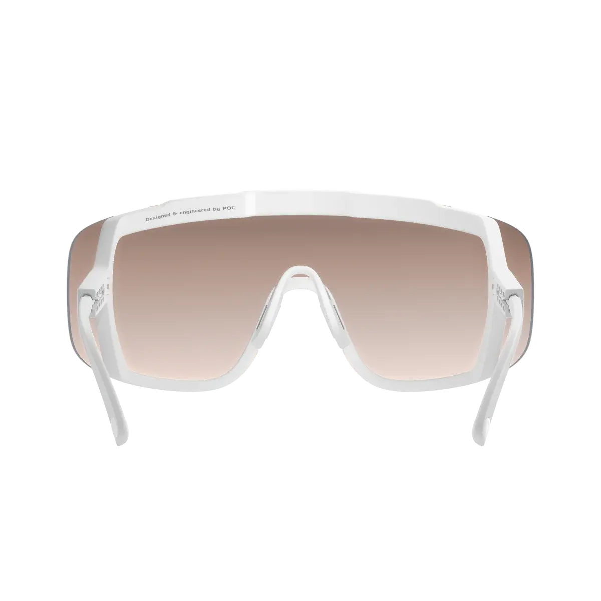 POC Devour Sport Zonnebril Wit met Trail Lens Zilver