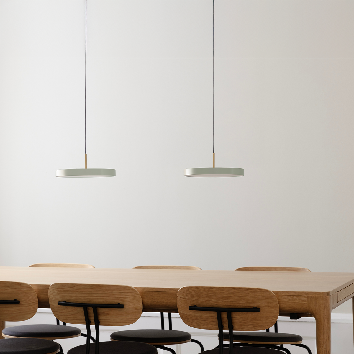 Hanglamp Asteria Plus Mini - met koordset Olijf