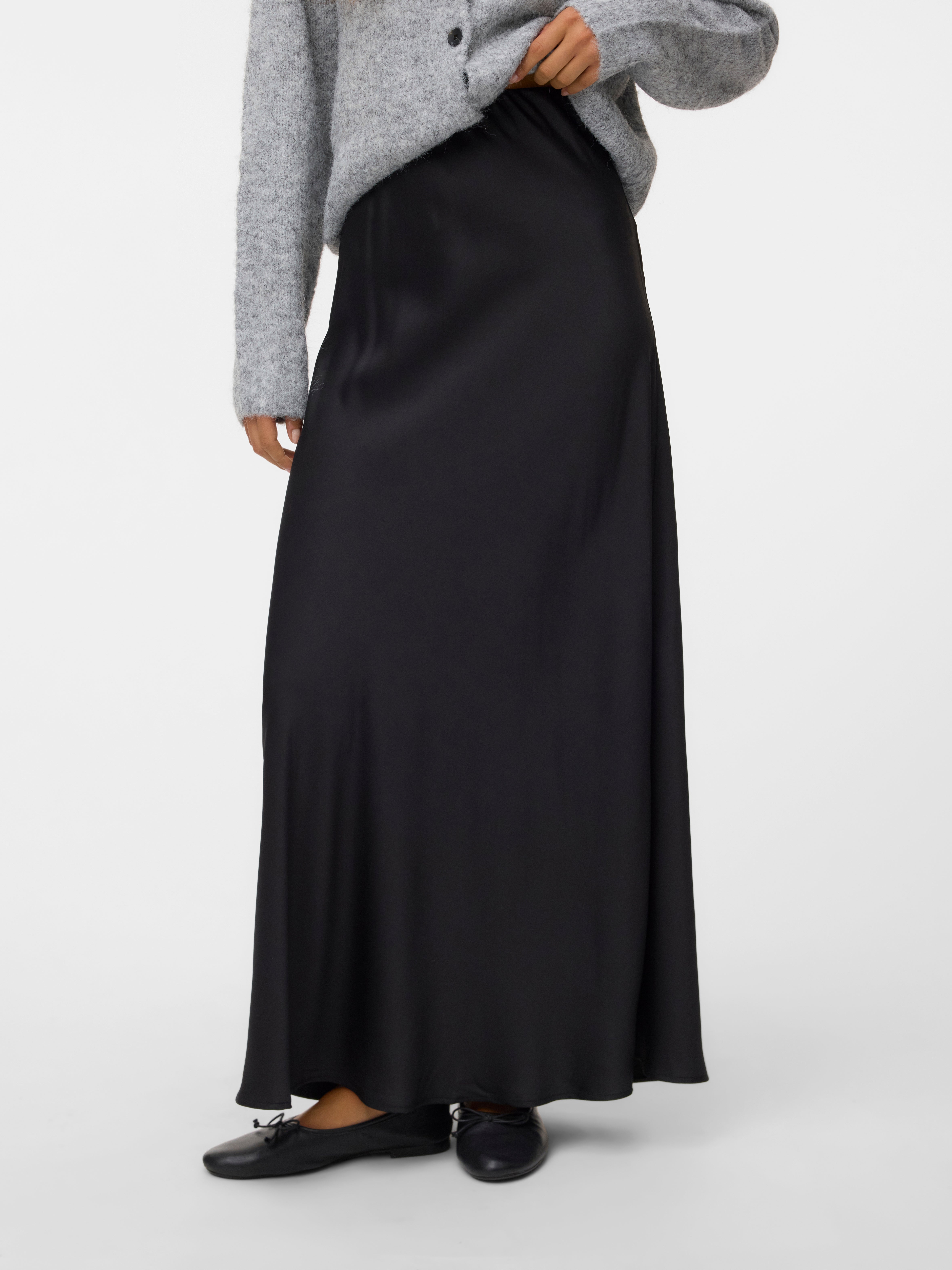 VMMERLE Mid waist Midi-rok