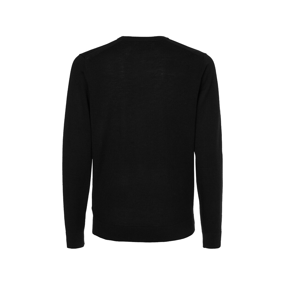 CALVIN KLEIN<br>Suéter de lã com gola redonda